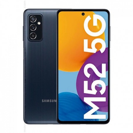 Samsung Galaxy M52 5G, Android 11, Smartphone, 6.7" Super AMOLED Plus, Octa-core, Hybrid Dual SIM, 64+32MP, 8+128GB, Black