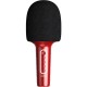 Remax K07, Bluetooth Karaoke Speaker Microphone, 1200mAh, Red