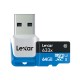 Lexar MicroSD w/ USB Reader Class10 U1 633X 95M 64GB