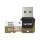 Lexar MicroSD w/ USB Reader Class10 U3 1000X 150M 32GB