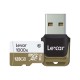 Lexar MicroSD w/ USB Reader Class10 U3 1000X 150M 128GB