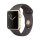 Apple Watch Gold Aluminum Case with Cocoa Sport Band Series 1 42mm