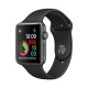 Apple Watch Space Gray Aluminum Case with Black Sport Band Series 2 42mm
