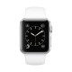 Apple Watch 銀色鋁金屬錶殼配白色運動錶帶 智能手錶 Series 1 38mm