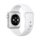 Apple Watch Silver Aluminum Case with White Sport Band Series 1 38mm