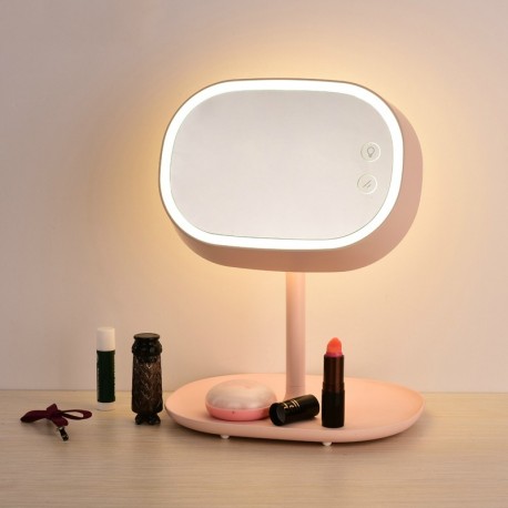 Hons LED 化妝鏡檯燈 (粉紅色)