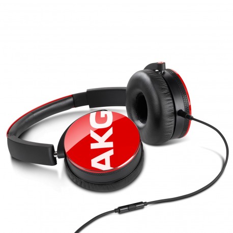 AKG Y50 貼耳式耳筒 (紅色)